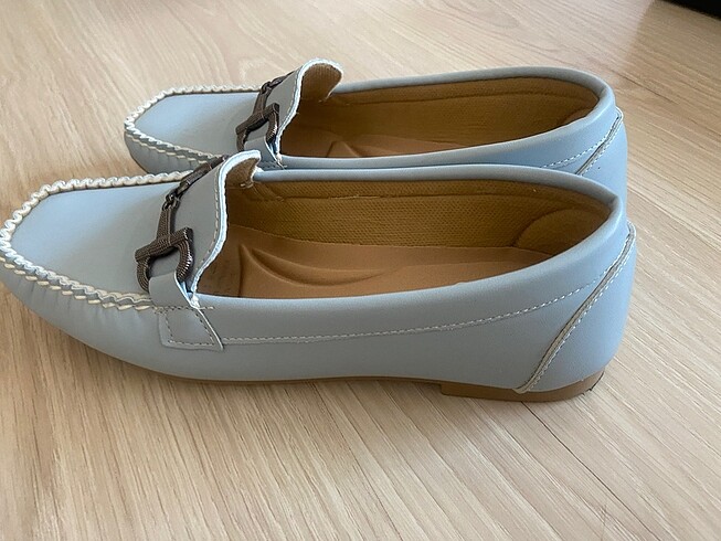 37 Beden mavi Renk Loafer