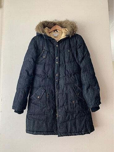 l Beden lacivert Renk #ZARA #40 #LACİVERT #KABAN #PALTO #PARKA