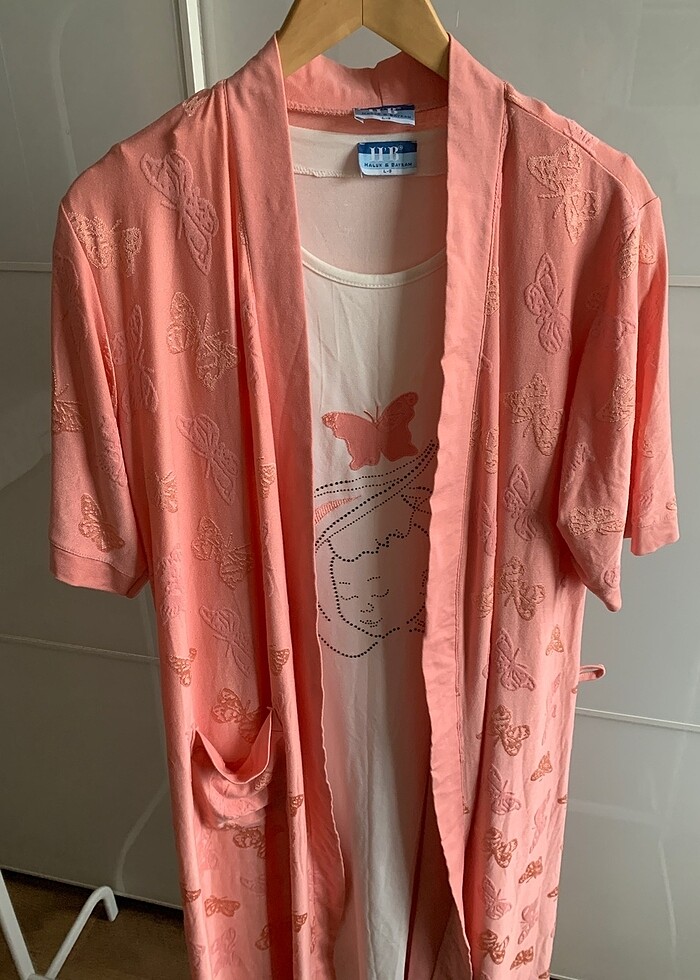 #HALUKBAYRAM #L #SOMON #HAMİLE GECELİK - Görsel 2