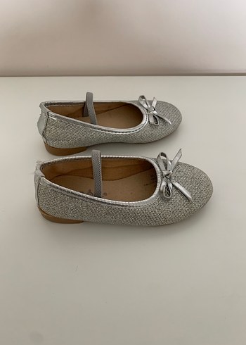 #BALLONS #24 Kız Çocuk Gri Simli Desenli Babet - Görsel 3