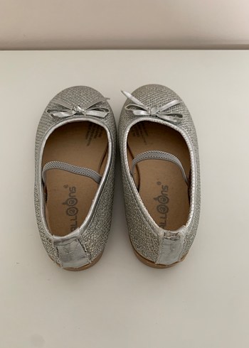 #BALLONS #24 Kız Çocuk Gri Simli Desenli Babet - Görsel 5