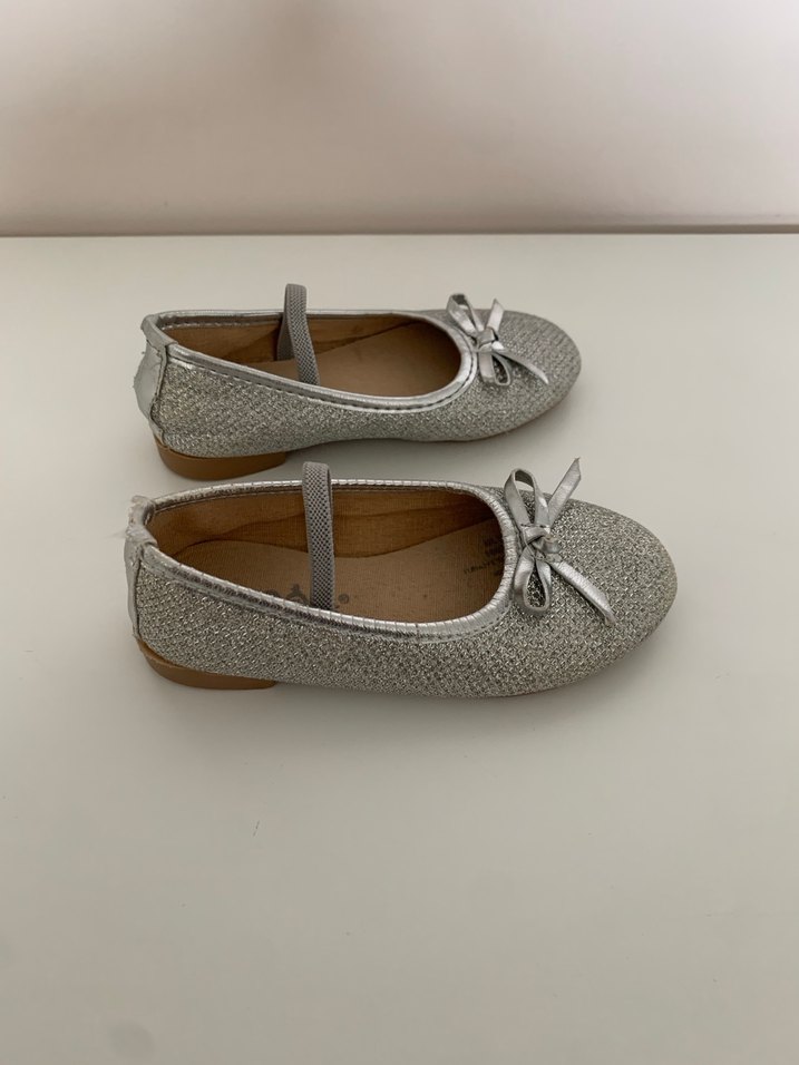 #BALLONS #24 Kız Çocuk Gri Simli Desenli Babet - Görsel 3