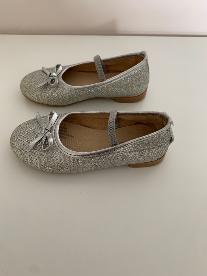 #BALLONS #24 Kız Çocuk Gri Simli Desenli Babet - Görsel 4