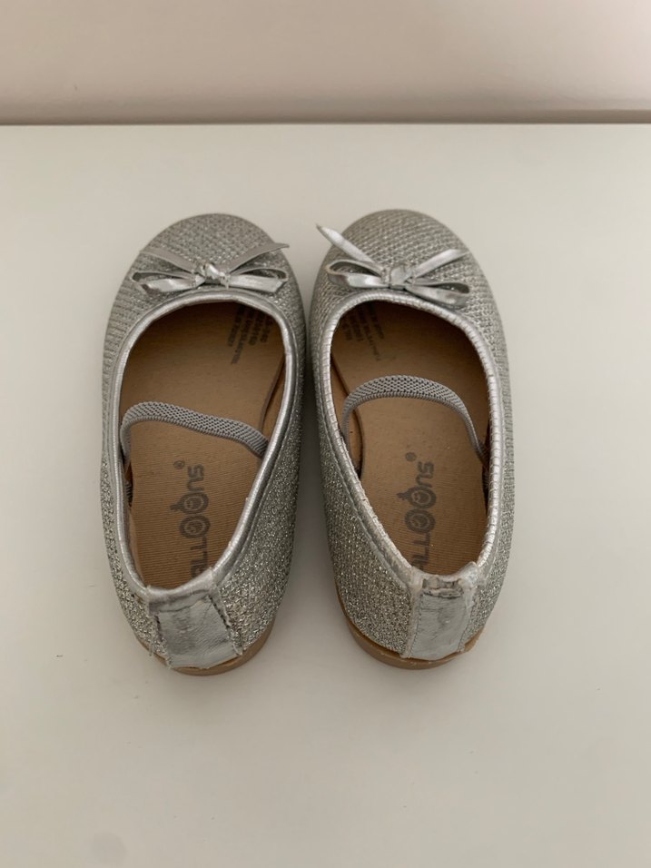 #BALLONS #24 Kız Çocuk Gri Simli Desenli Babet - Görsel 5