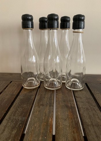 25cl Vidalı Kapaklı Cam Şişe - Görsel 2