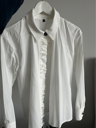 s Beden Klasik beyaz gömlek
