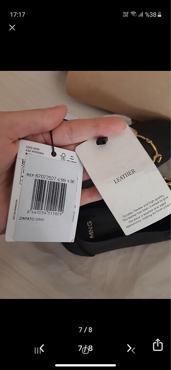 36 Beden siyah Renk mango oxford loafer hakiki deri ayakkabı