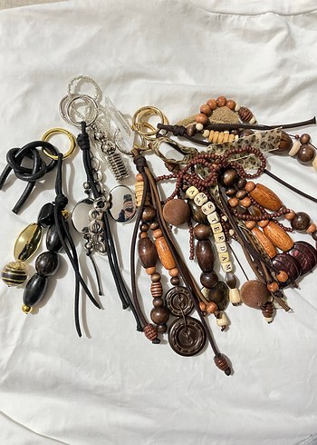  Beden Vintage Amsterdam anahtarlık çamta charmı