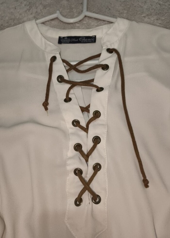 Şifon gömlek  - Görsel 3