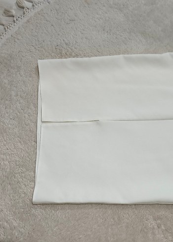 Beyaz tek kol balık elbise - Görsel 8