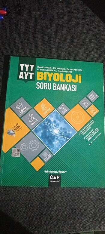 ÇAP Yayınları TYT-AYT Biyoloji Soru Bankası