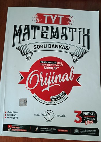 TYT Matematik Soru Bankası Orijinal