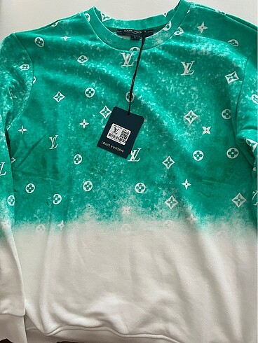 Orijinal louis vuitton sweatshirt L beden unisex