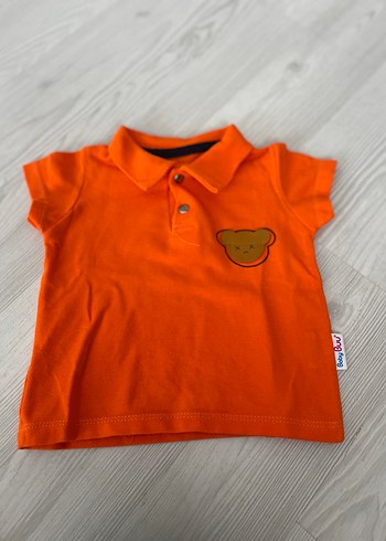 Turuncu Erkek Çocuk Polo Tişört