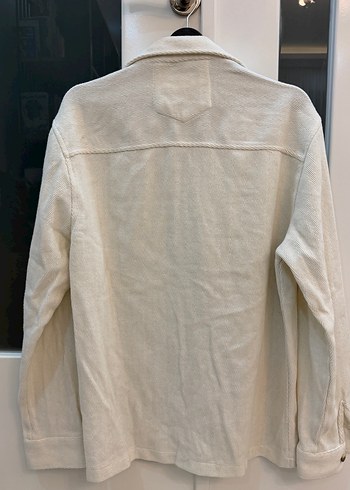 Düğmeli Beyaz Erkek Hırka - Görsel 2