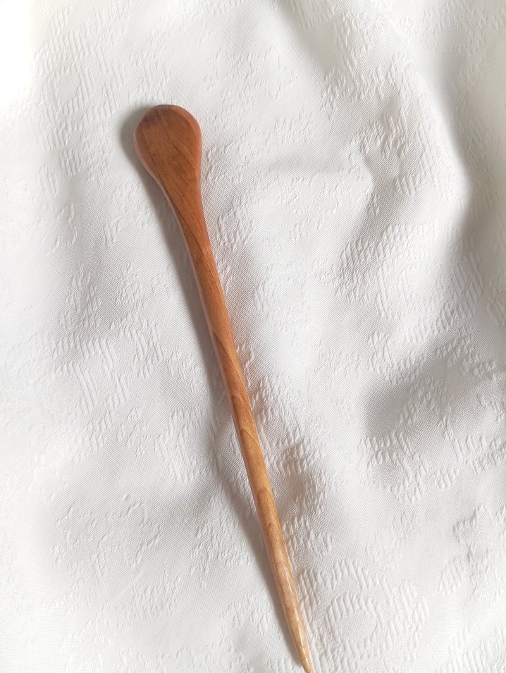 Zeytin ağacı topuz tokası - Görsel 2