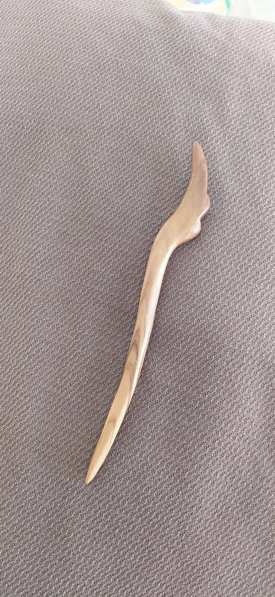 Zeytin ağacı topuz tokası - Görsel 2