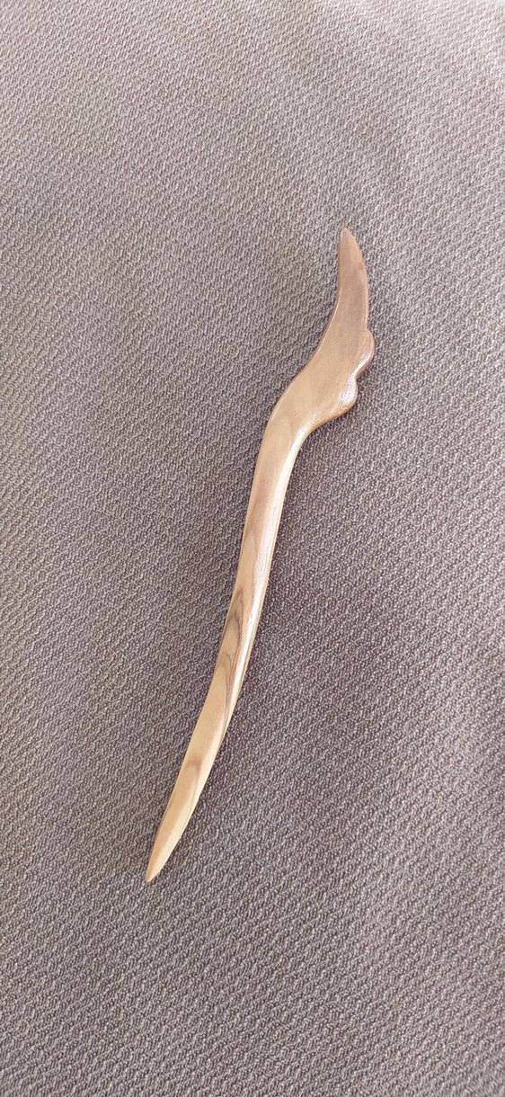 Zeytin ağacı topuz tokası - Görsel 3