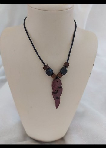 Morgül ağacı el emeği kolye - Görsel 3