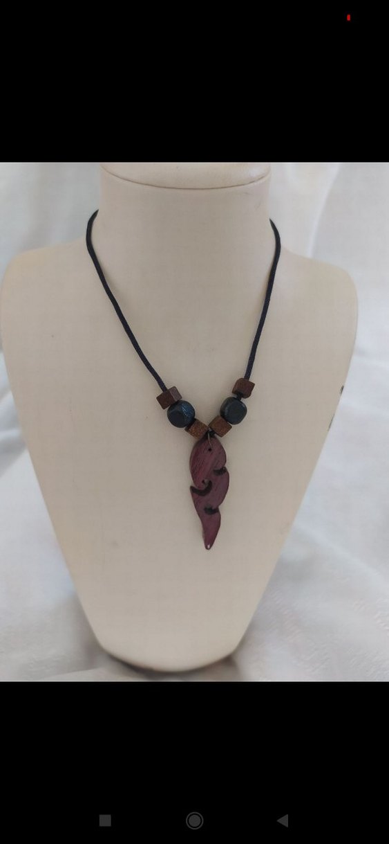 Morgül ağacı el emeği kolye - Görsel 3