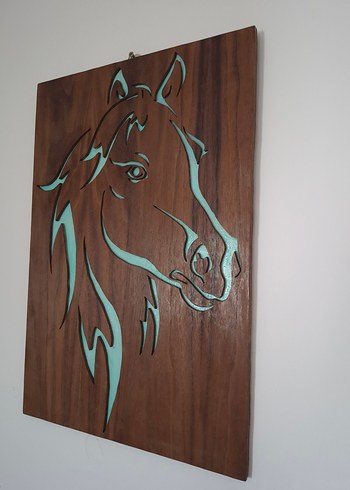 Ahşap el emeği yablo - Görsel 3