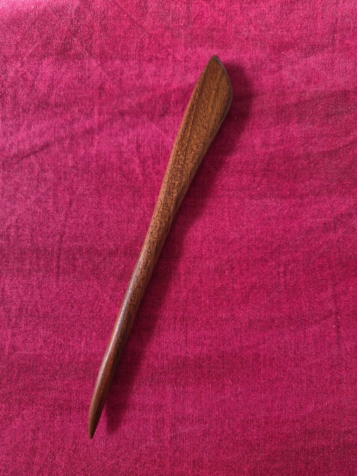 Ceviz ağacı saç tokası - Görsel 4