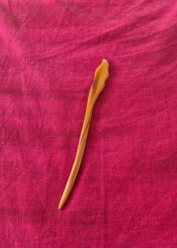 Zeytin ağacı topuz tokası - Görsel 3