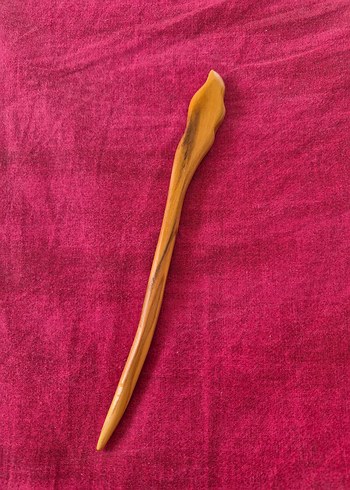 Zeytin ağacı topuz tokası - Görsel 4