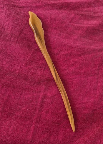 Zeytin ağacı topuz tokası - Görsel 2