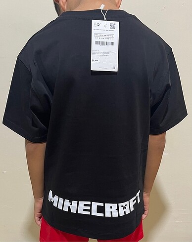 7 Yaş Beden siyah Renk Zara Çocuk Tshirt