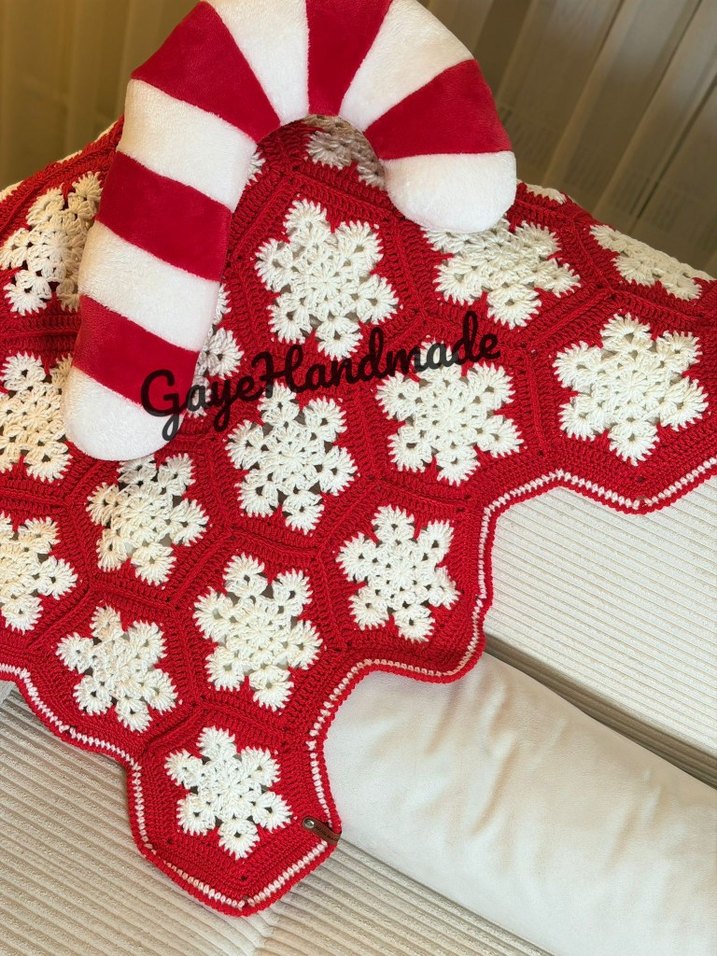 Handmade Örgü Battaniye - Görsel 2