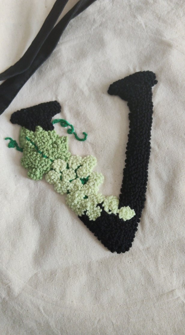 punc işli bez canta - Görsel 3