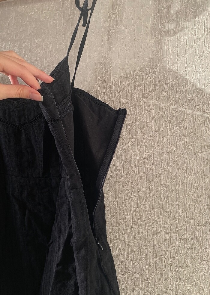 Lefties 0 Pamuk Dokulu Rustik Elbise - Görsel 3