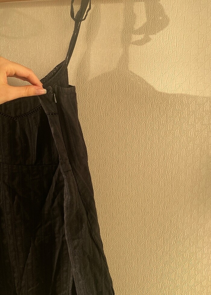 Lefties 0 Pamuk Dokulu Rustik Elbise - Görsel 4