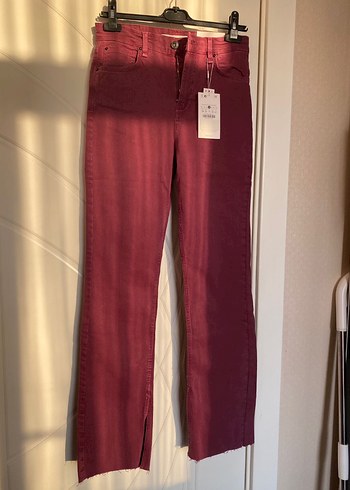 Bershka Pamuk Karışımlı Straight Jean - Görsel 4