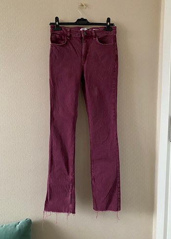 Bershka Pamuk Karışımlı Straight Jean - Görsel 5