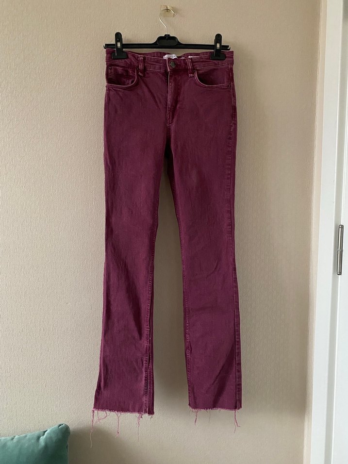 Bershka Pamuk Karışımlı Straight Jean - Görsel 5