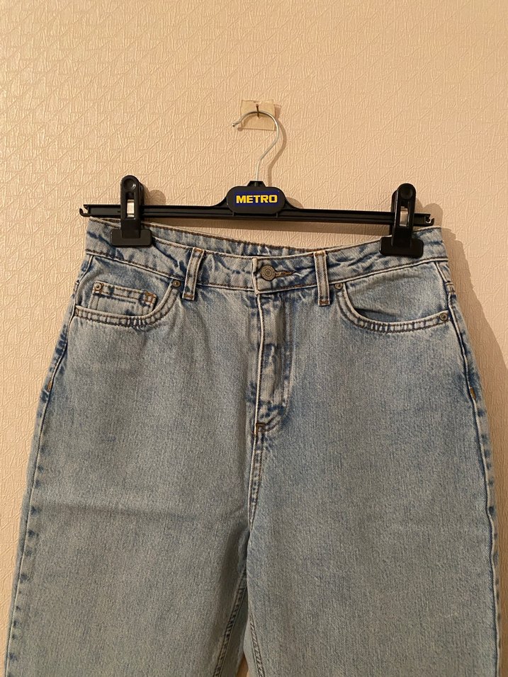 Straight Fit Yüksek Bel Pantolon - Görsel 4