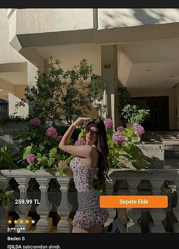 s Beden Kısa elbise