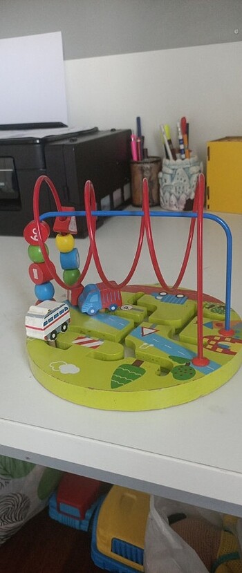 Montessori oyuncak,boncuk ilerletmeli oyuncak