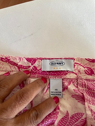 44 Beden OLD NAVY koton çiçekli etek