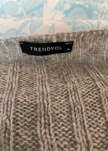 Crop kesim gri kazak - Görsel 3