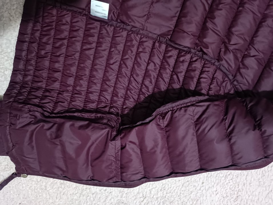 Bordo Kadın Kışlık Fermuarlı Mont - Görsel 2