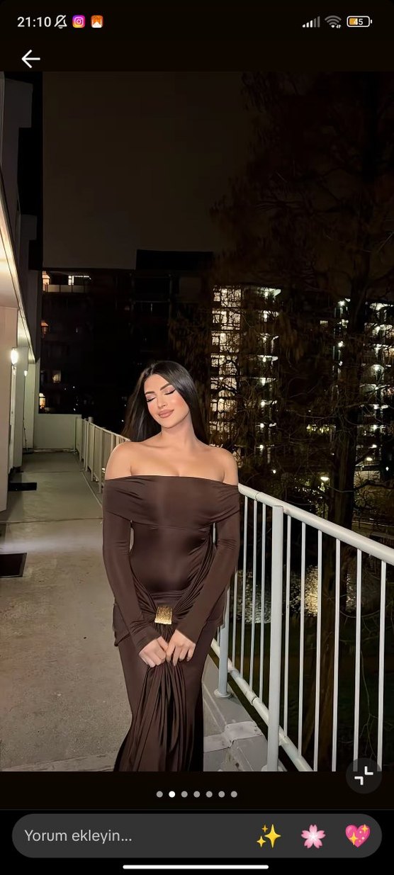 uzun elbise - Görsel 2