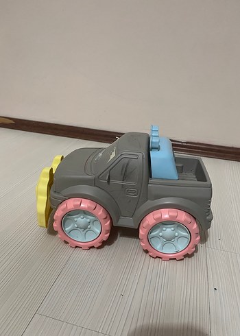 Gri Oyuncak Araba Büyük Tekerlekli - Görsel 4