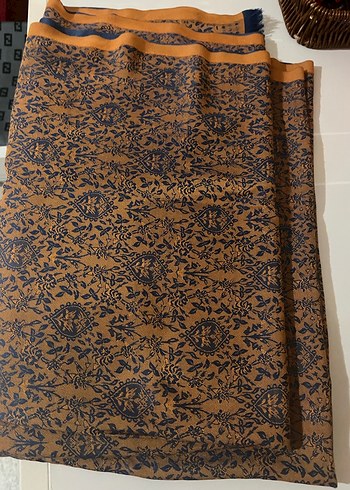 Kadın çift taraflı kaşmir şal - Görsel 2