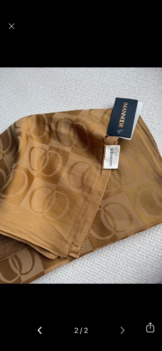 Etiketli İmannoor şal - Görsel 2