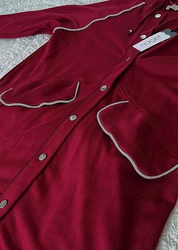 Bordo eşofman takım - Görsel 5