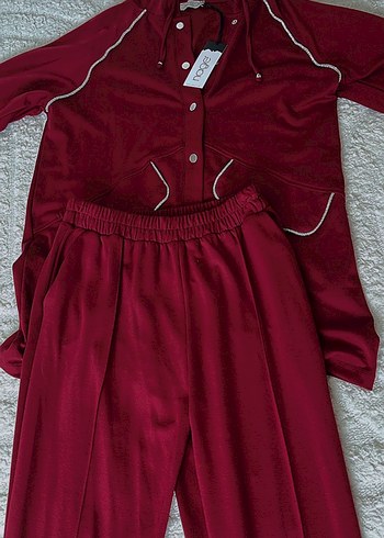 Bordo eşofman takım - Görsel 3