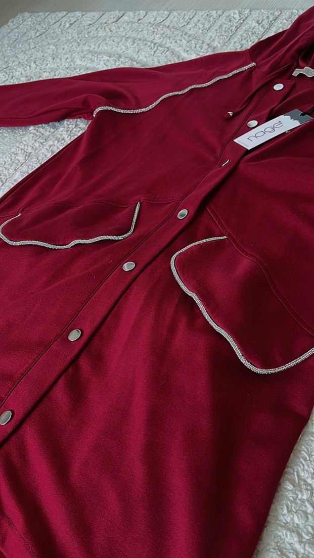 Bordo eşofman takım - Görsel 5